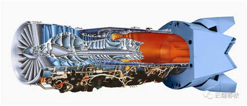 1990s Pratt & Whitney F119 turbofan engine